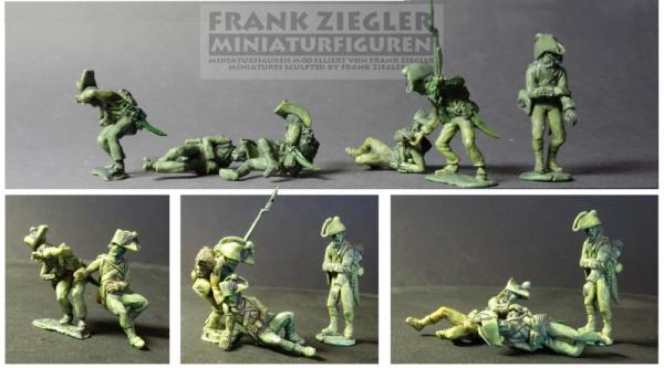 French light infantry set 6 - Casualties