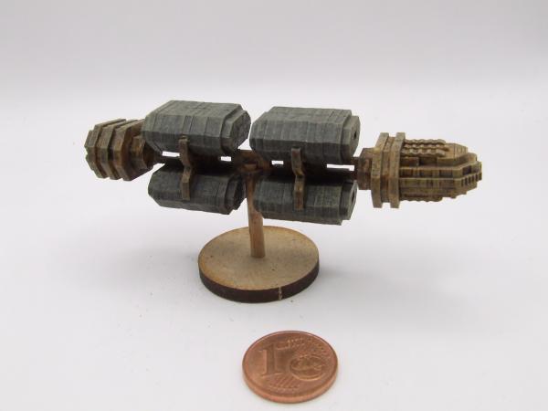 4C Cargo spaceship with four container