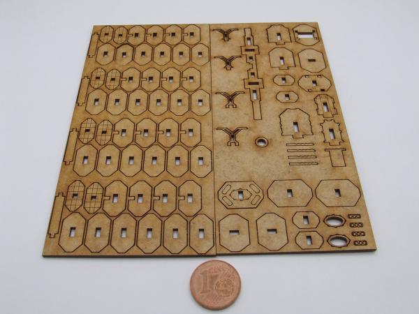 4C Cargo spaceship with four container