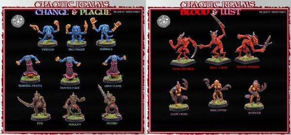 Chaotic Realms - All in - 15 Figuren