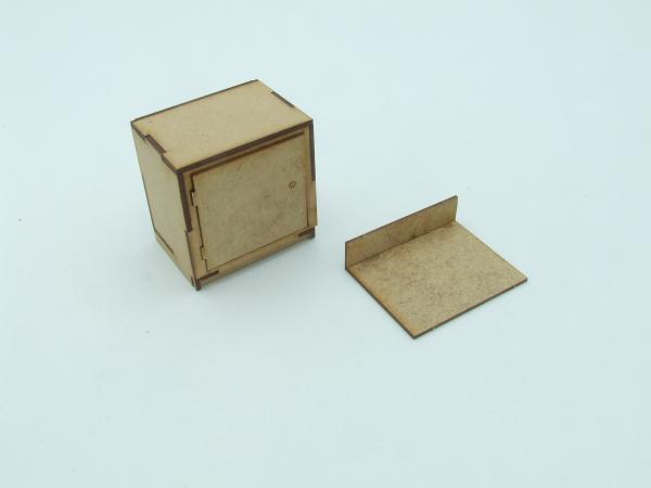 Base cabinet with door, Lasercut