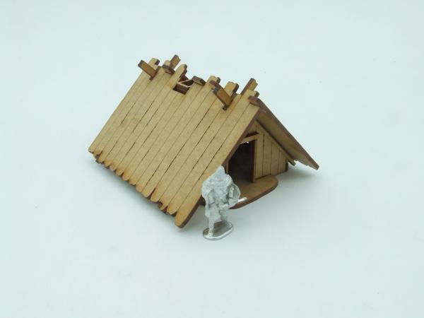 Whole roof house, short, 20mm/1:72 - Lasercut