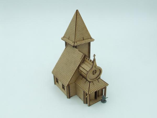 Large Russian Village Church, 15mm/1:100