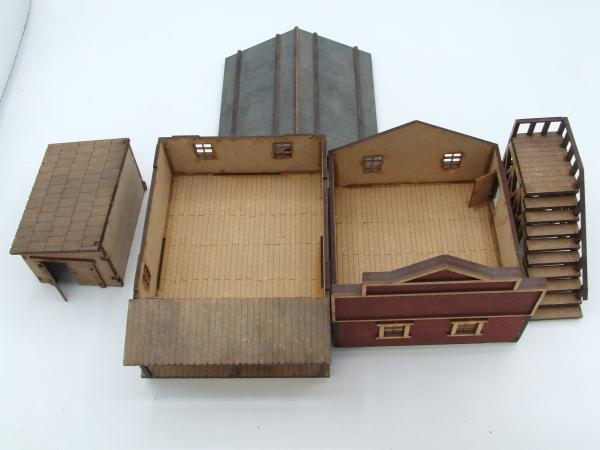 Westernhaus - Bestatter 1:56/28mm