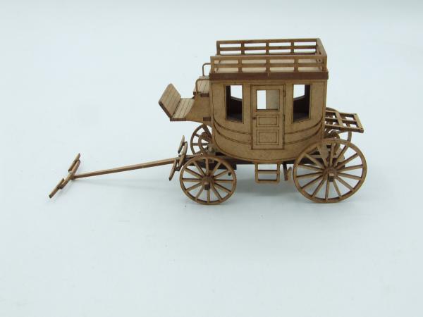 Old west Stagecoach - 1:56/28mm