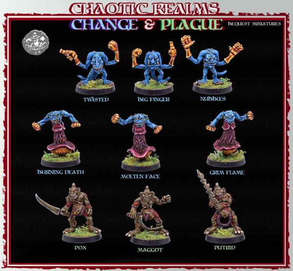 Change & Plague - 9 Figuren