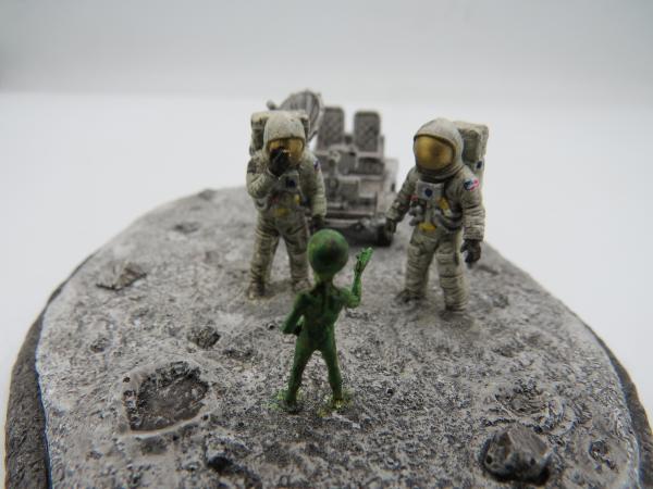 Komplettdiorama - "Wollt ihr wissen was Euer Auto wert ist ?"