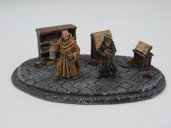 Complete Diorama - “Be quiet, Adso”