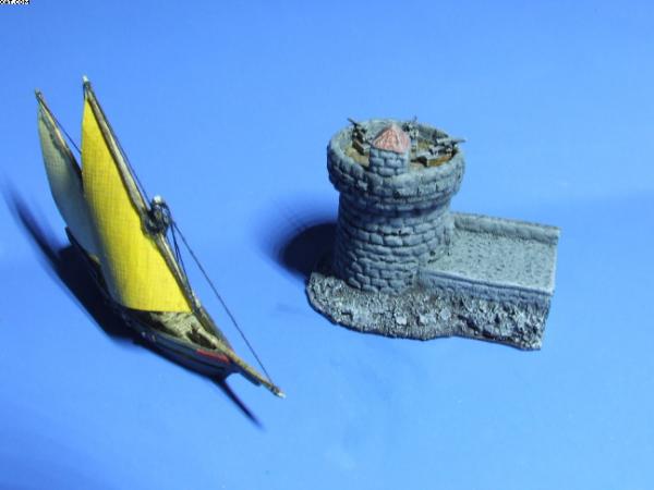 Mole - Endpiece with Canon tower, right