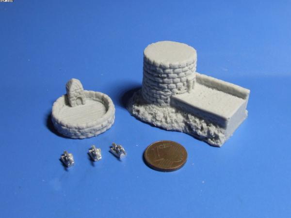 Mole - Endpiece with Canon tower, right