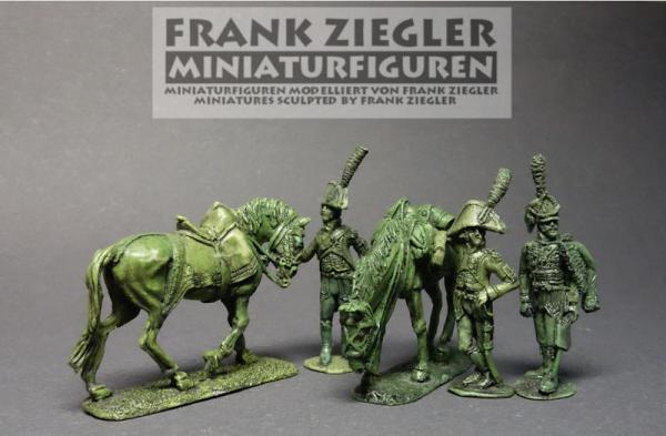 Marshal Bessières with his aides-de-camp - 1:72/20mm