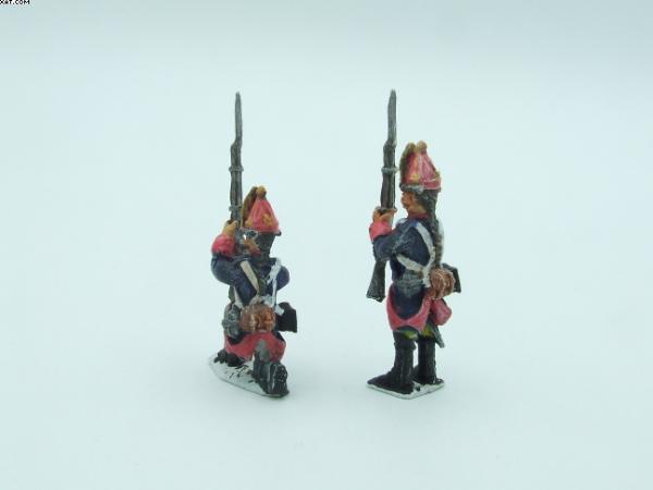 Preußen, Füsiliere, 7 jähriger Krieg - Gewehr bereit