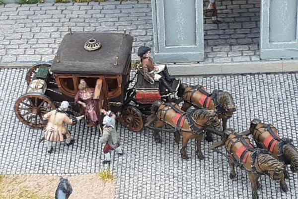 Travelling Coach, 18th century