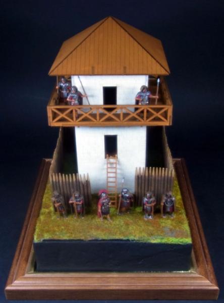 Roman Limes watchtower, 20mm/1:72 - Lasercut