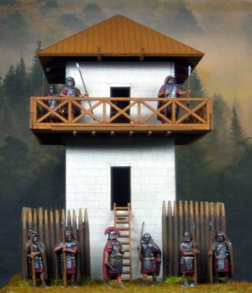 Roman Limes watchtower, 20mm/1:72 - Lasercut