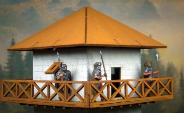 Roman Limes watchtower, 20mm/1:72 - Lasercut