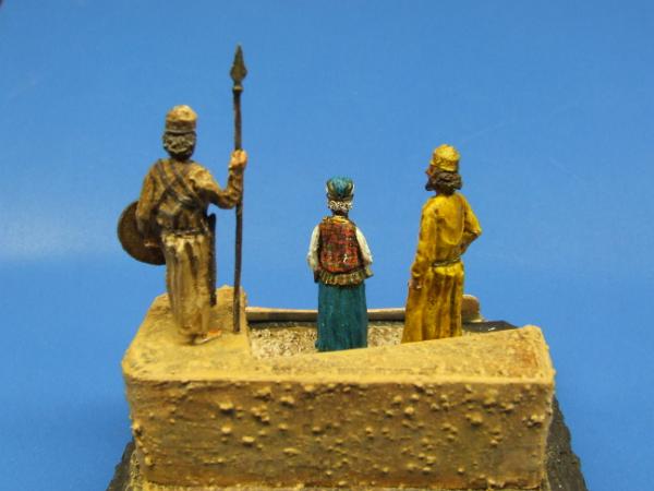 Jewish temple priests and guard