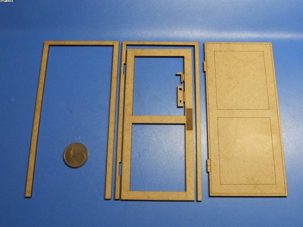 Door with doorcase - Lasercut