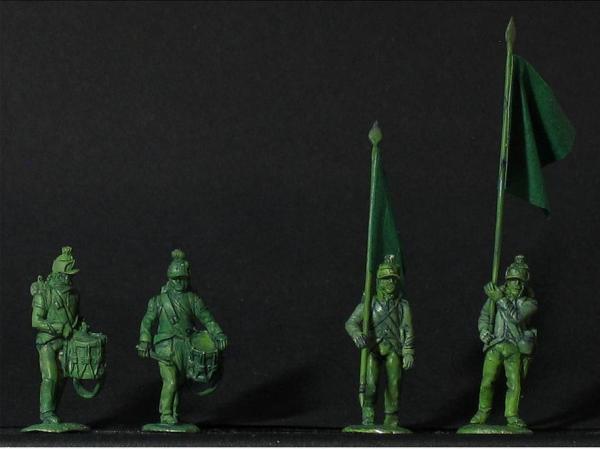 French infantry command marching - Kleber uniform