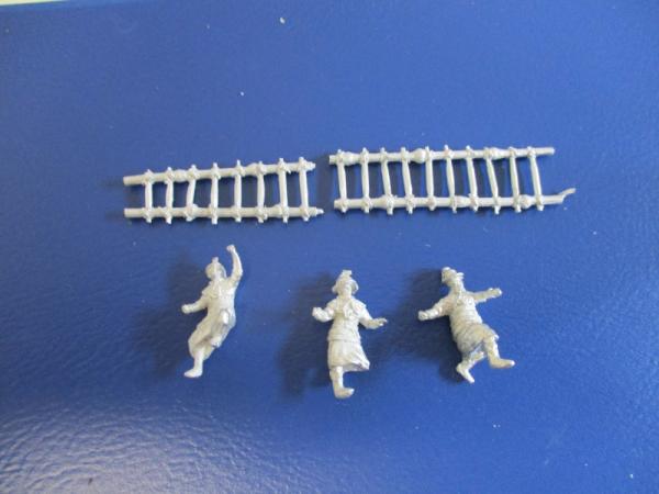 Chinesische Infanterie Leiter steigend