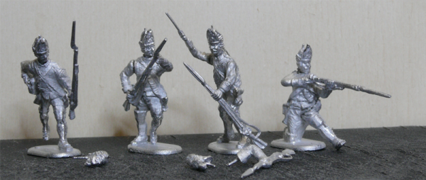 Prussian infantry Multipose figures set 2