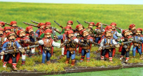 Croatian Seressaners on foot