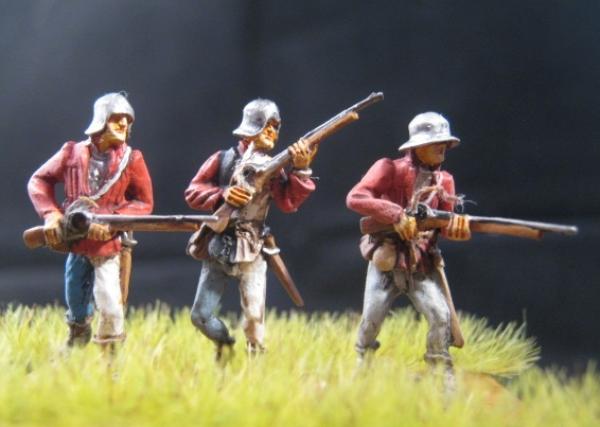 Arebuse gunner in gun battle