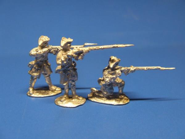 Französische Infanterie, feuernd