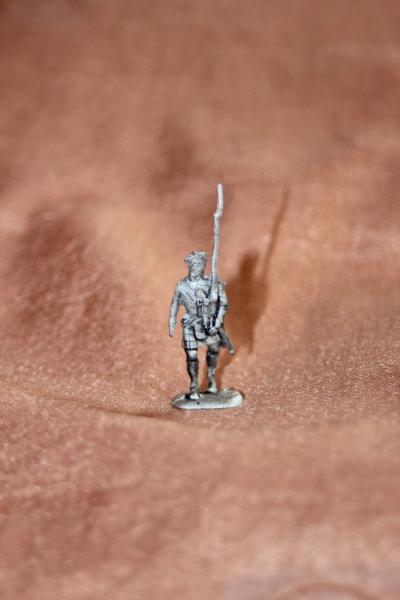 Highland infantry marching