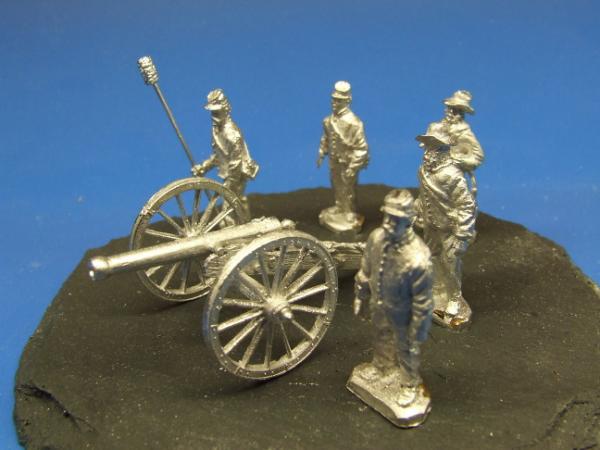 Konföderierte-Artillerie - wartend