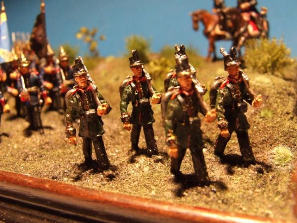 Prussian jäger marching