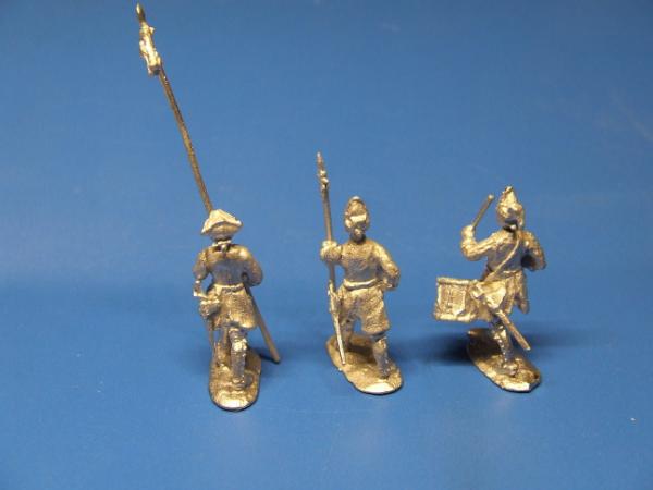 Französische Infanterie, Kommandoset, vorgehend