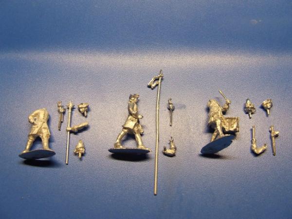 Französische Infanterie, Kommandoset, vorgehend