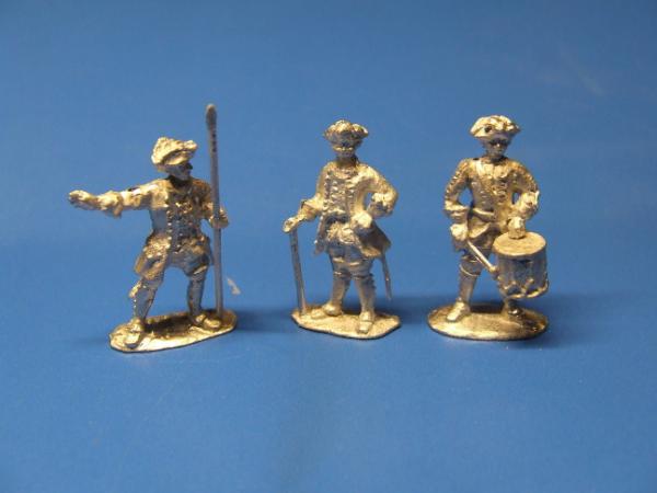 Französische Infanterie, Kommandoset, stehend