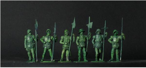 Pikemen late 15th century waiting