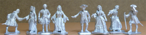 Civilians from the Rococo-period, 18th century