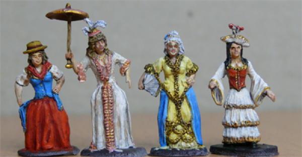 Female civilians of the 18th century