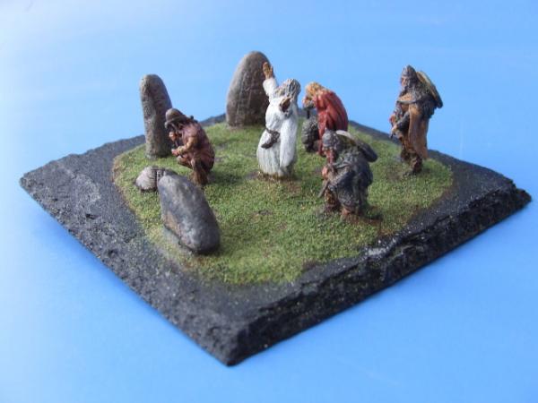 Wikinger + Priester (Gode) + Runensteine