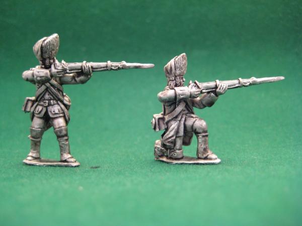 Austrian grenadiers, 7 years war - firing