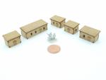 House-set, small houses (6mm - 1:285/300)