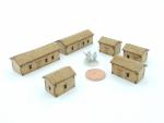 House-set, little cabins (6mm - 1:285/300)