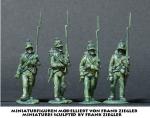 French light infantry (Chasseurs) in Kleber uniform marching