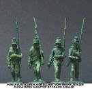 French Fusiliers in Kleber uniform marching