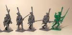 Russian Grenadiers 1812 advancing, charging